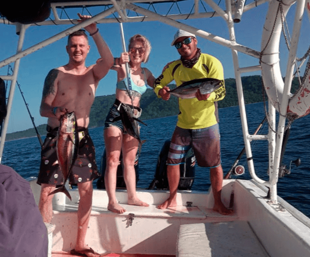 sport fishing from Montezuma